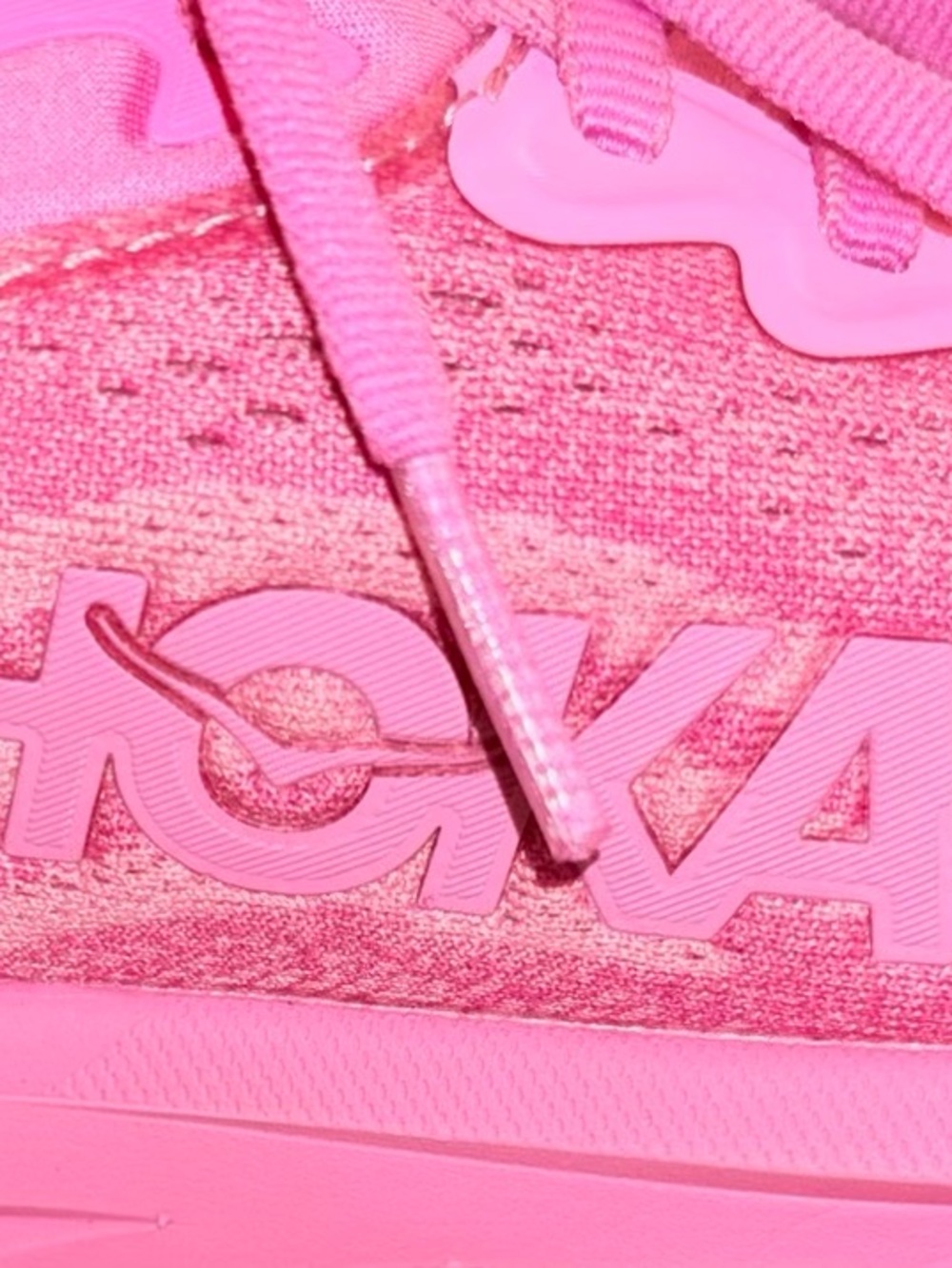 Pretty in Pink Hoka Women's Pink Athletic Running Shoes - Picture 2 of 5